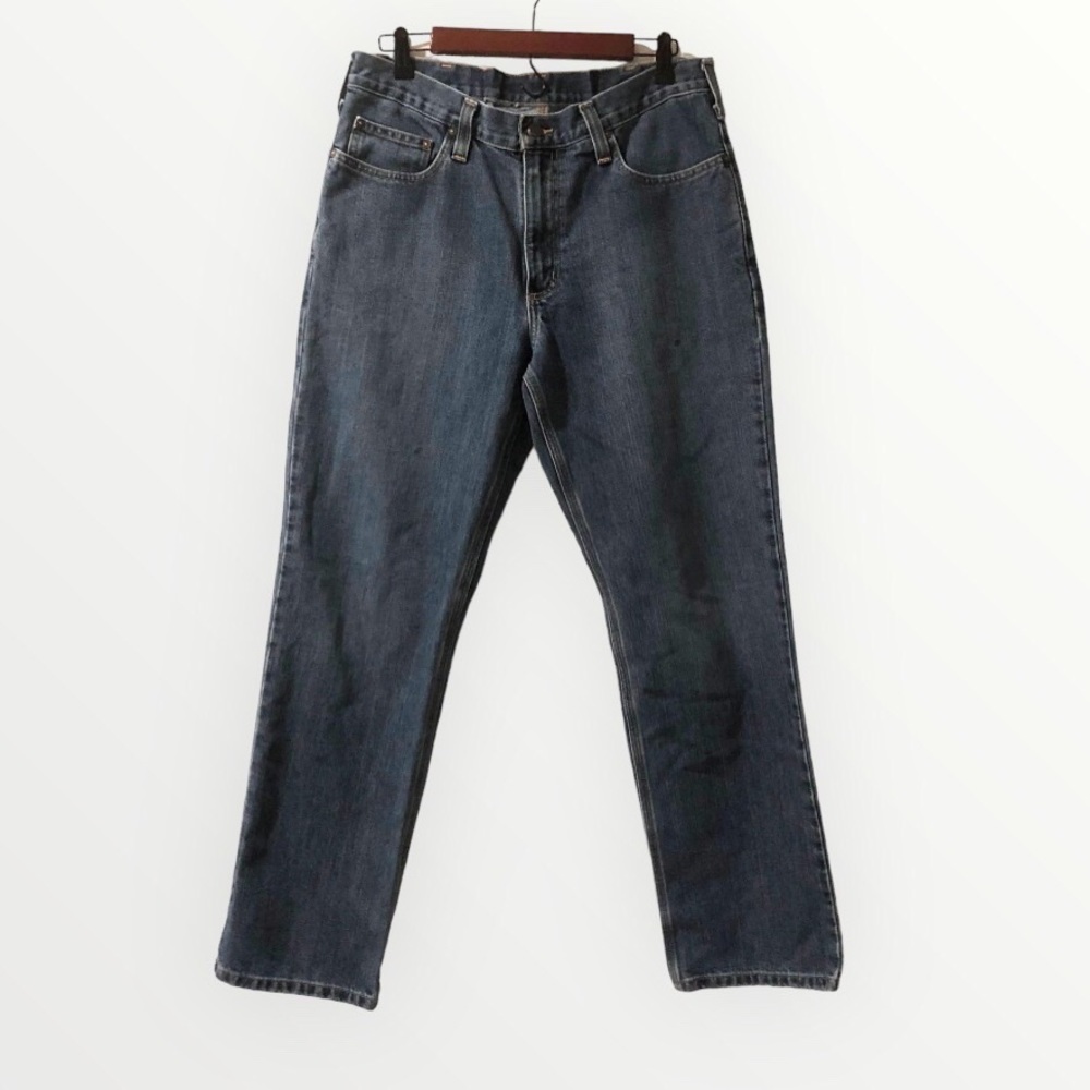 Carhartt straight cut medium wash jeans